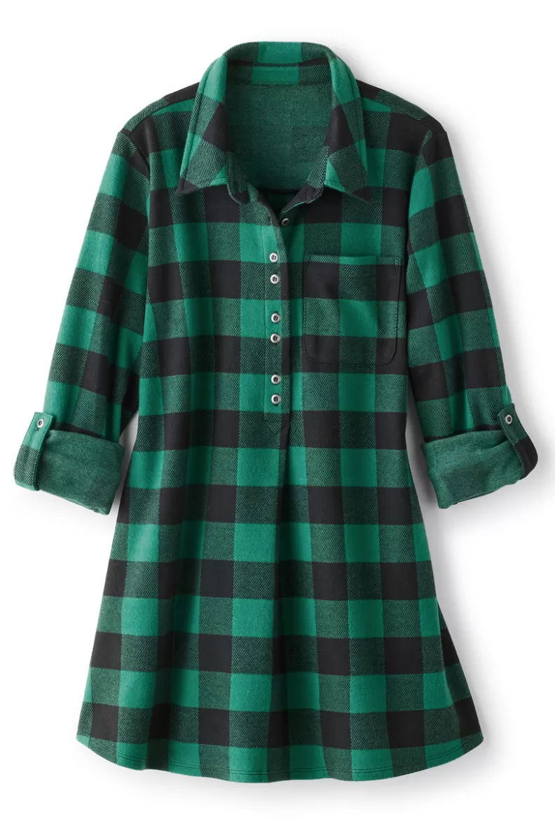 Soft Surroundings Mad About Plaid Tunic Best Sale