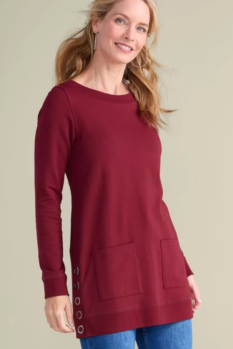 Soft Surroundings Make It Snappy Pullover Flash Sale
