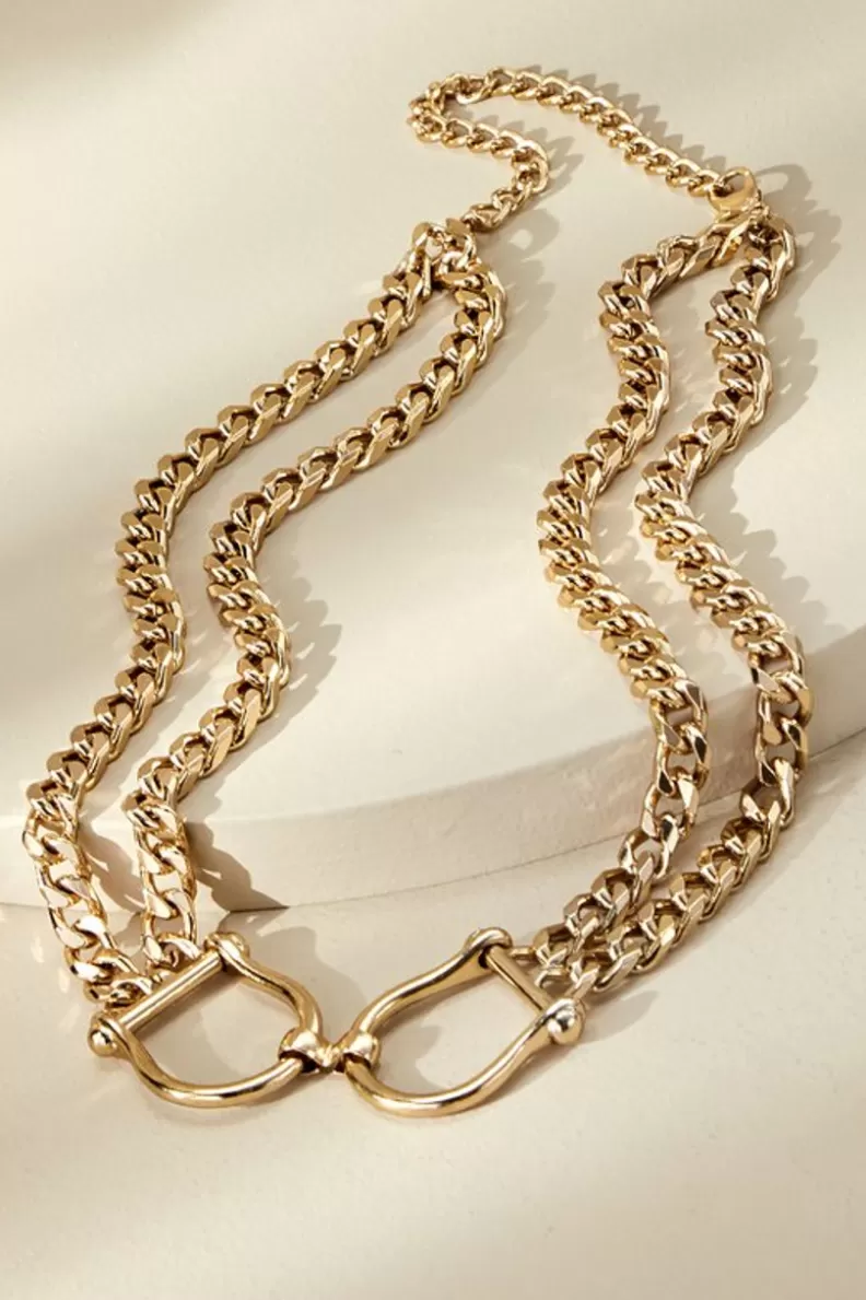 Soft Surroundings Manon Double Chain Belt Gold Online