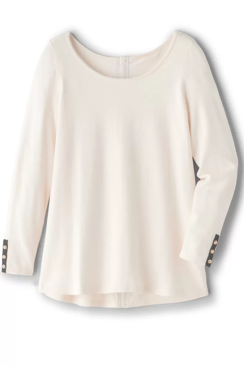 Soft Surroundings Margulies Tunic Sweater IvoryPearl Fashion