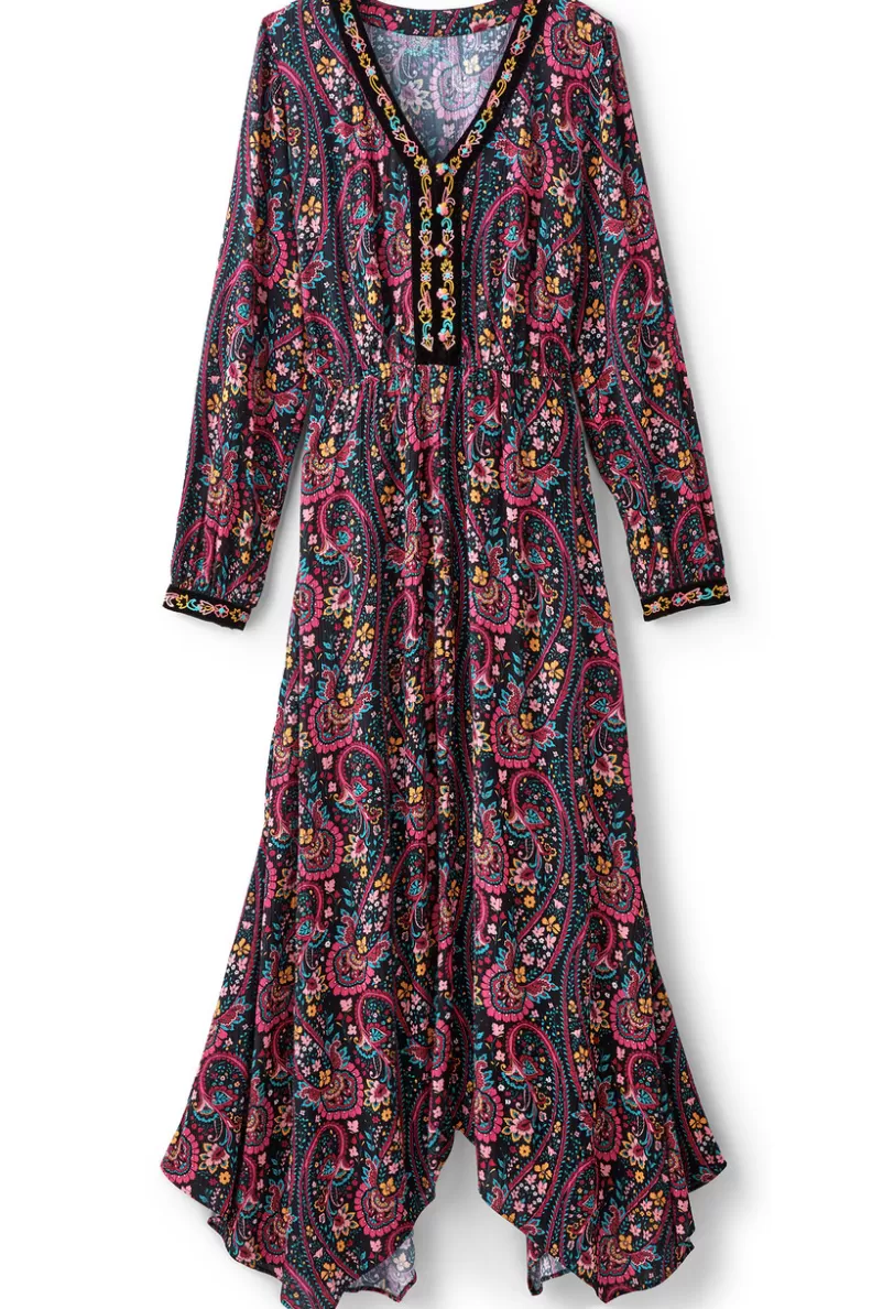 Soft Surroundings Meena Maxi Dress PaisleyGardenMulti Online