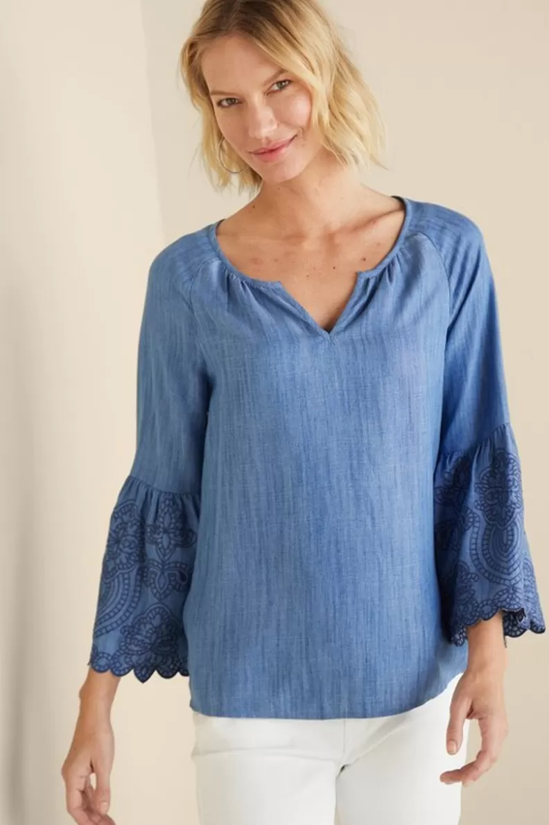 Soft Surroundings Misty Tencel™ Shirt MediumWash Best