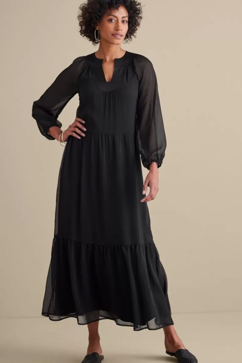Soft Surroundings Olga Dress Black Online