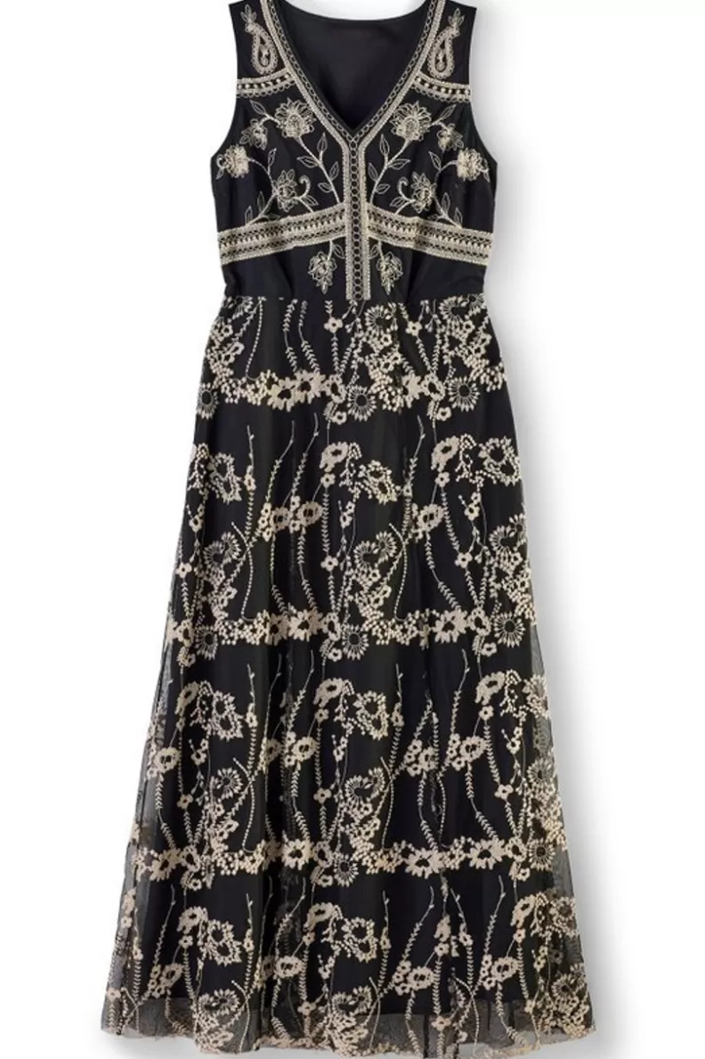Soft Surroundings Olivia Maxi Dress Black Outlet