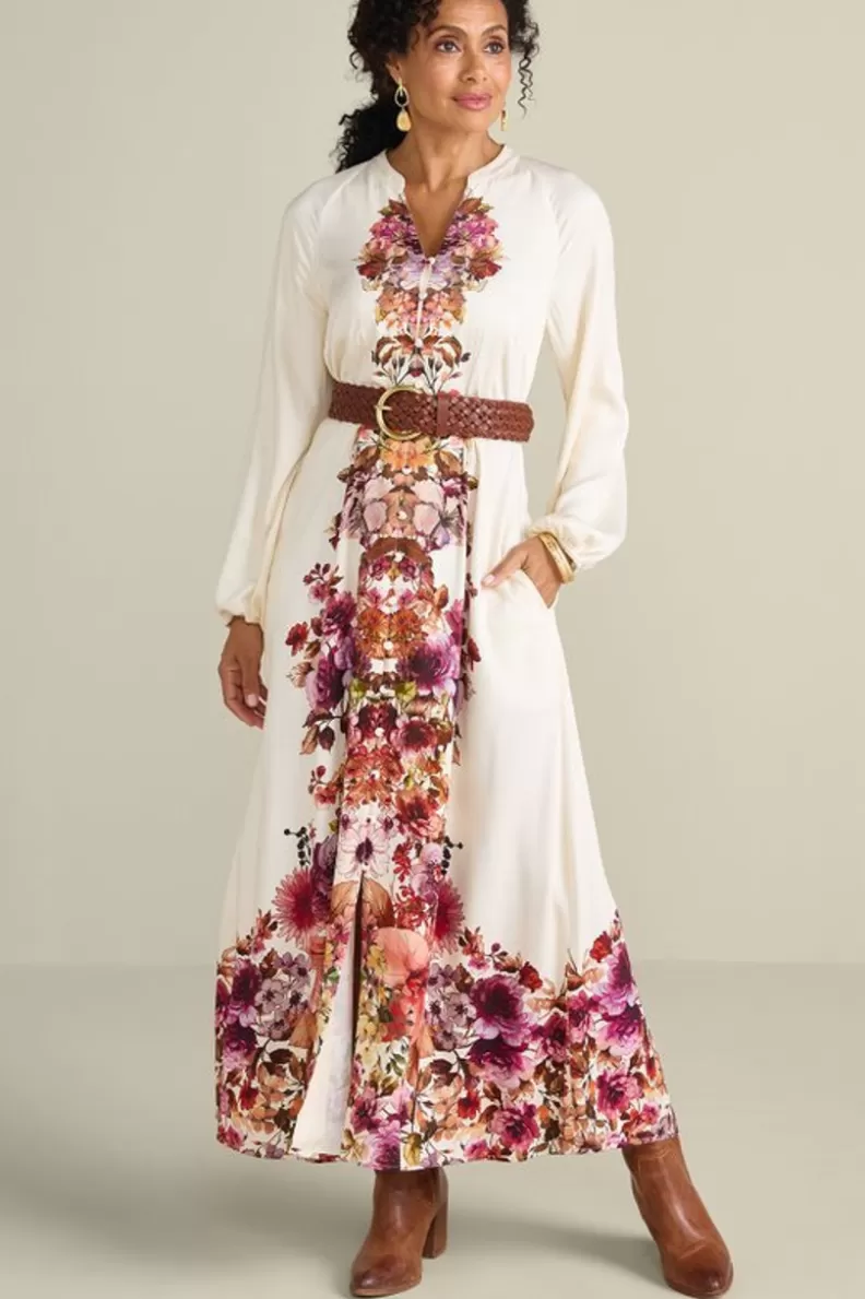Soft Surroundings Paulette Shirtdress MultiFloral Outlet