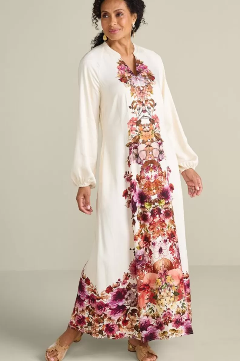 Soft Surroundings Paulette Shirtdress MultiFloral Outlet