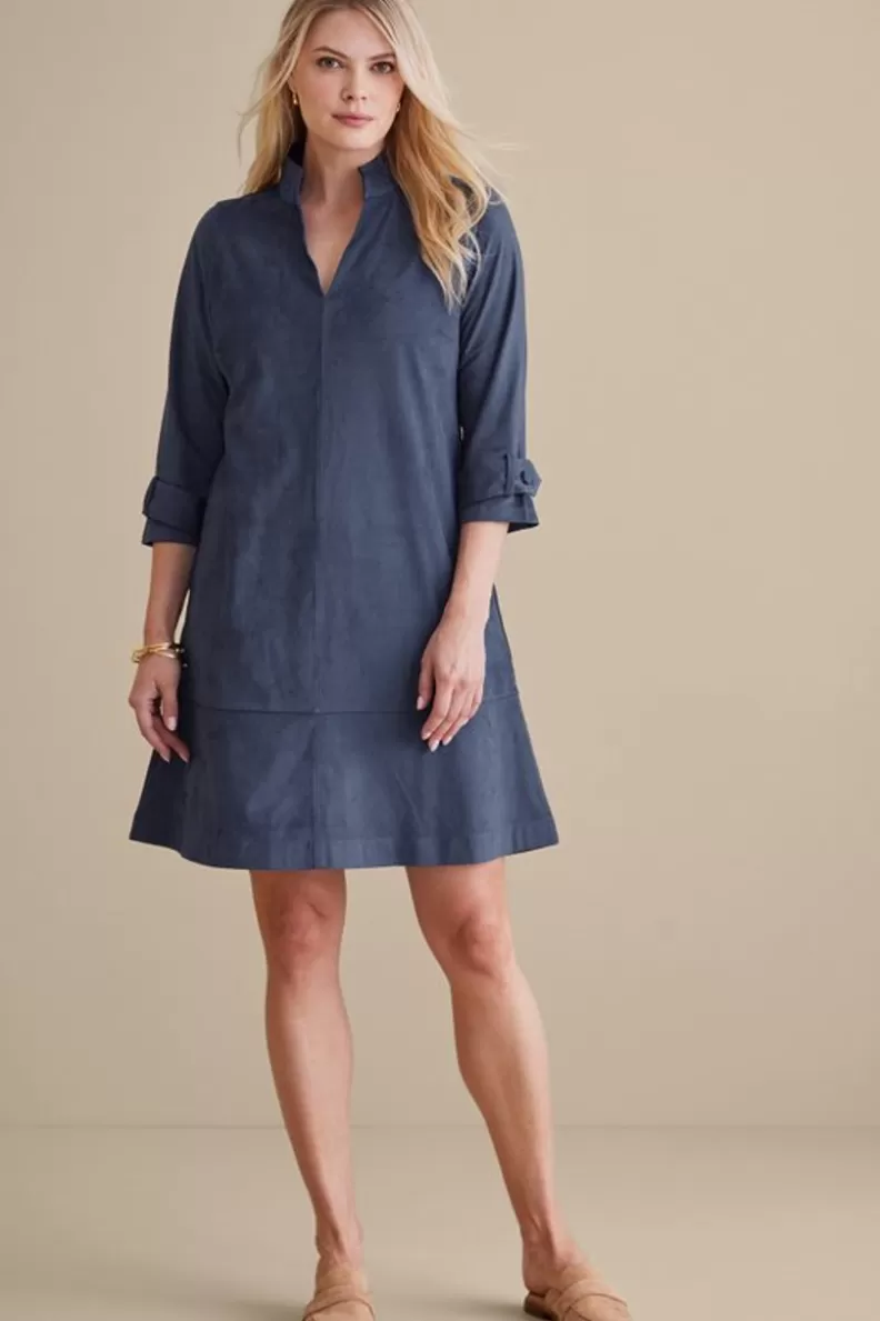 Soft Surroundings Rani Faux Suede Dress Best Sale