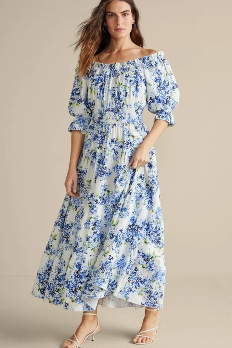 Soft Surroundings Rosana Maxi Dress Wisteria Outlet