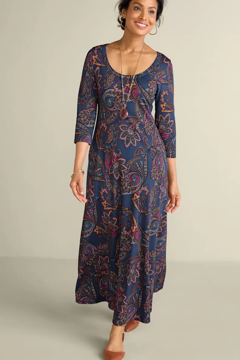Soft Surroundings Santiago 3/4 Sleeve Dress Outlet