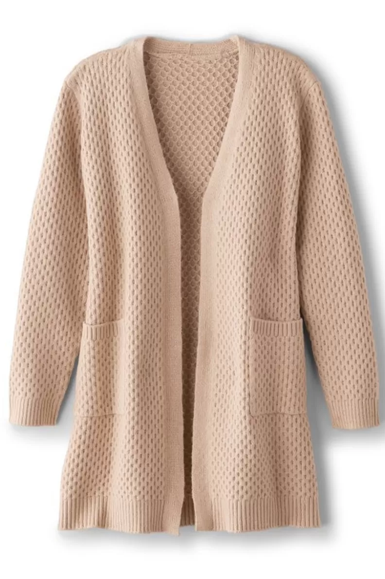 Soft Surroundings Scarlett Long Cardigan SandMulti Hot