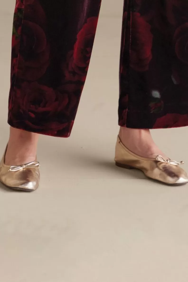 Soft Surroundings Schutz Arissa Bow Ballet Flat Clearance