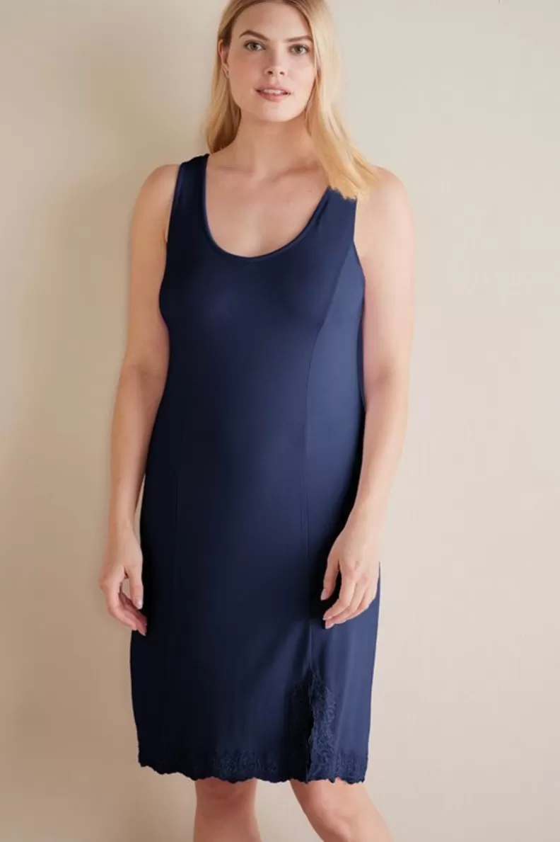 Soft Surroundings Serenity Bamboo Shelf Bra Sleep Dress Best