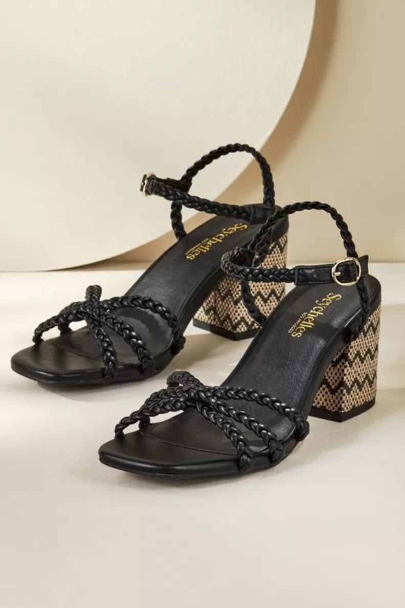 Soft Surroundings Seychelles Cater To You Sandal Black Hot