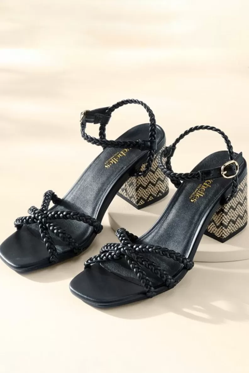 Soft Surroundings Seychelles Cater To You Sandal Black Hot