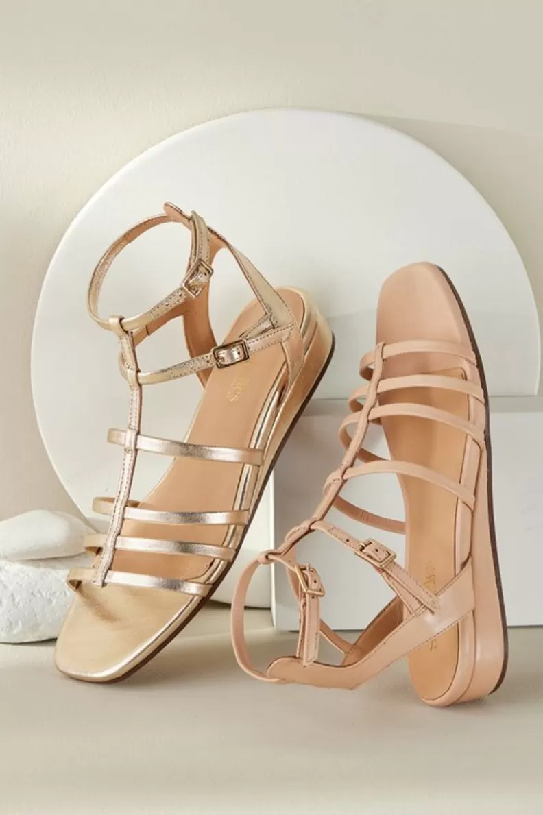 Soft Surroundings Seychelles Luxurious Strappy Sandal Clearance