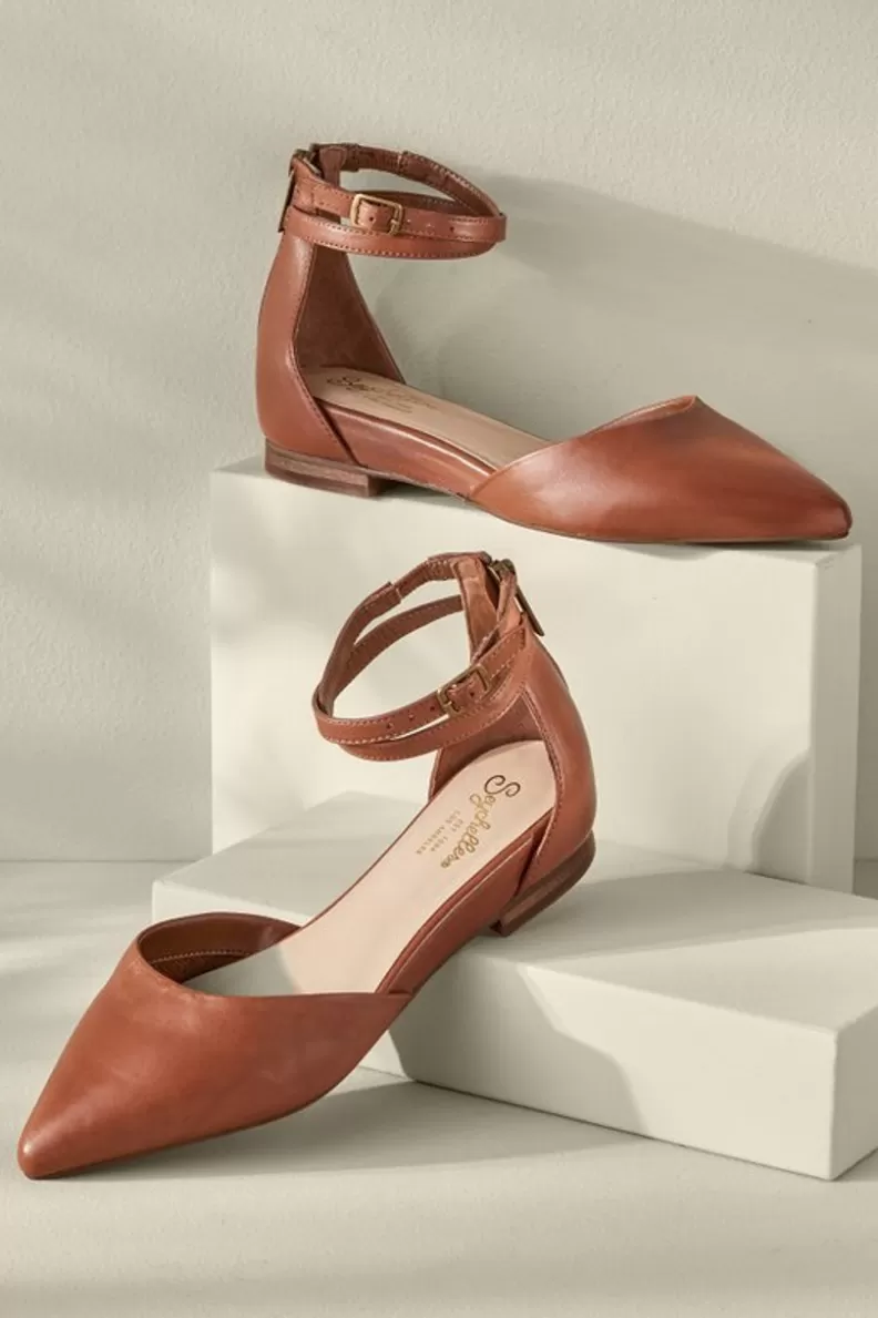 Soft Surroundings Seychelles What A Girl Wants Zip Flats Tan Fashion