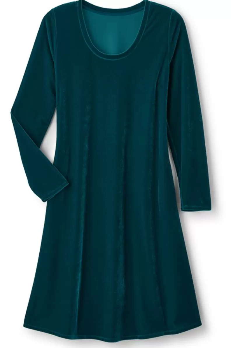 Soft Surroundings Short Santiago Velvet Dress Outlet