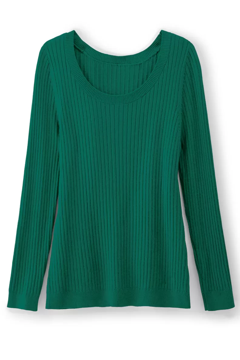 Soft Surroundings Soft Essential Ribbed Pullover Sweater Cheap