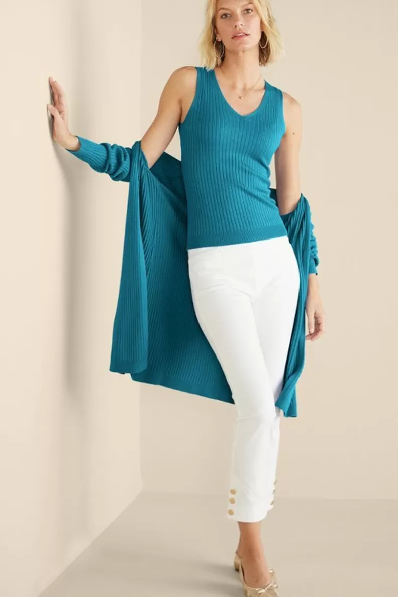 Soft Surroundings Soft Essential Ribbed Sweater Tank Fashion