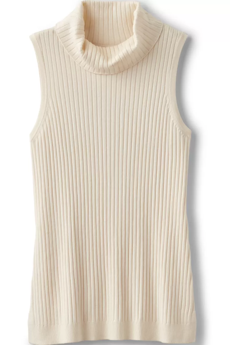 Soft Surroundings Soft Essential Ribbed Turtleneck Tank Flash Sale