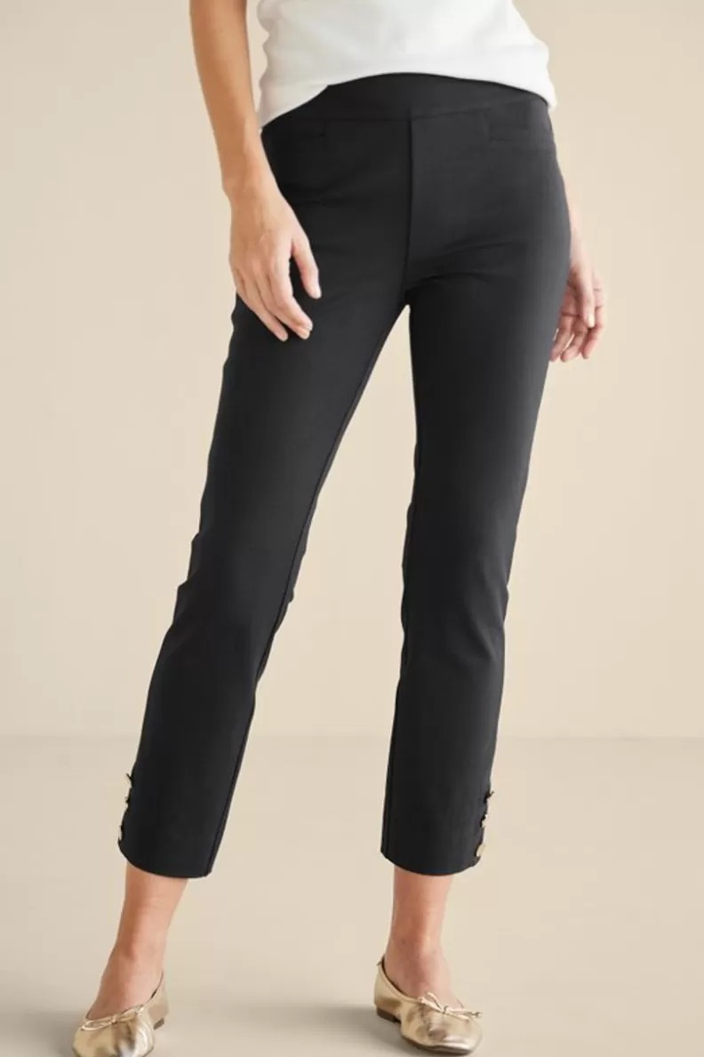 Soft Surroundings Soft Essential Superla Slim Leg Crop Pants Best Sale