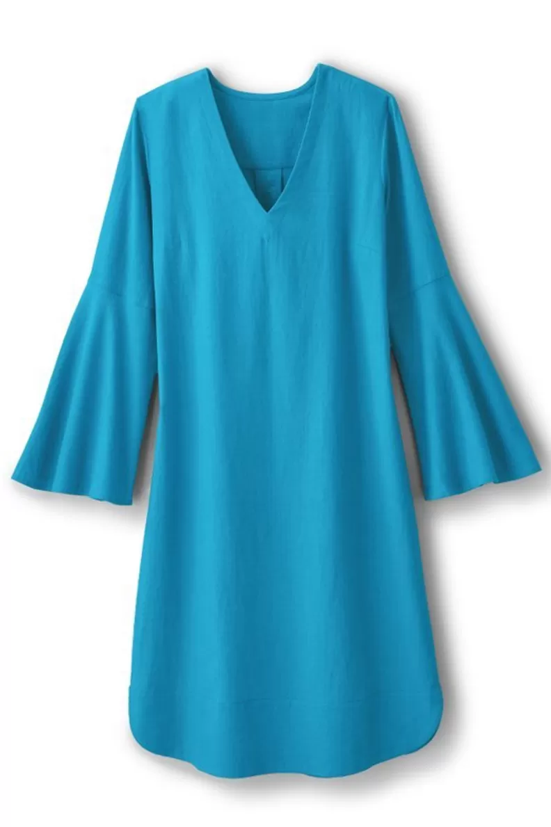 Soft Surroundings Soleil Linen Blend Dress Sale