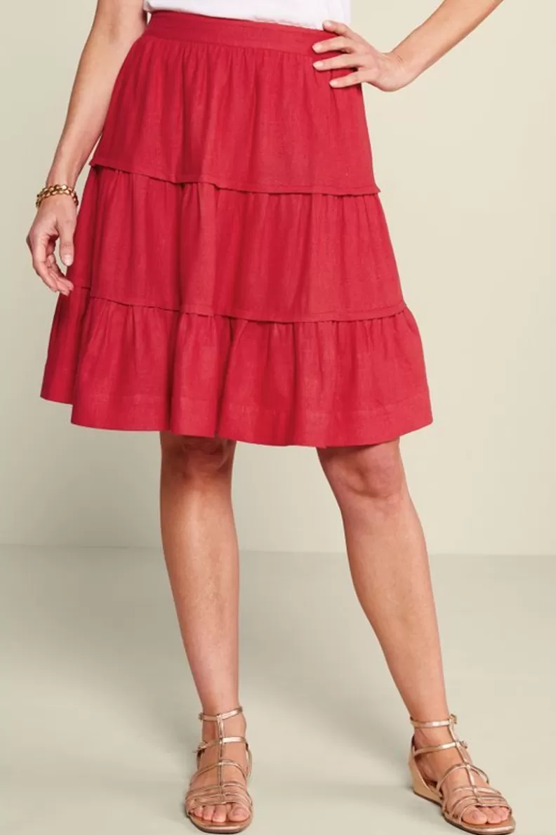 Soft Surroundings Talisa Linen Blend Skirt Online