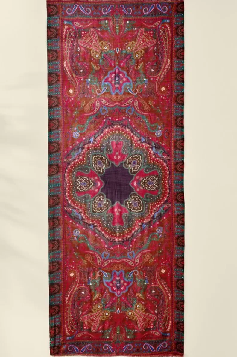 Soft Surroundings Tamara Paisley Scarf Multi Sale