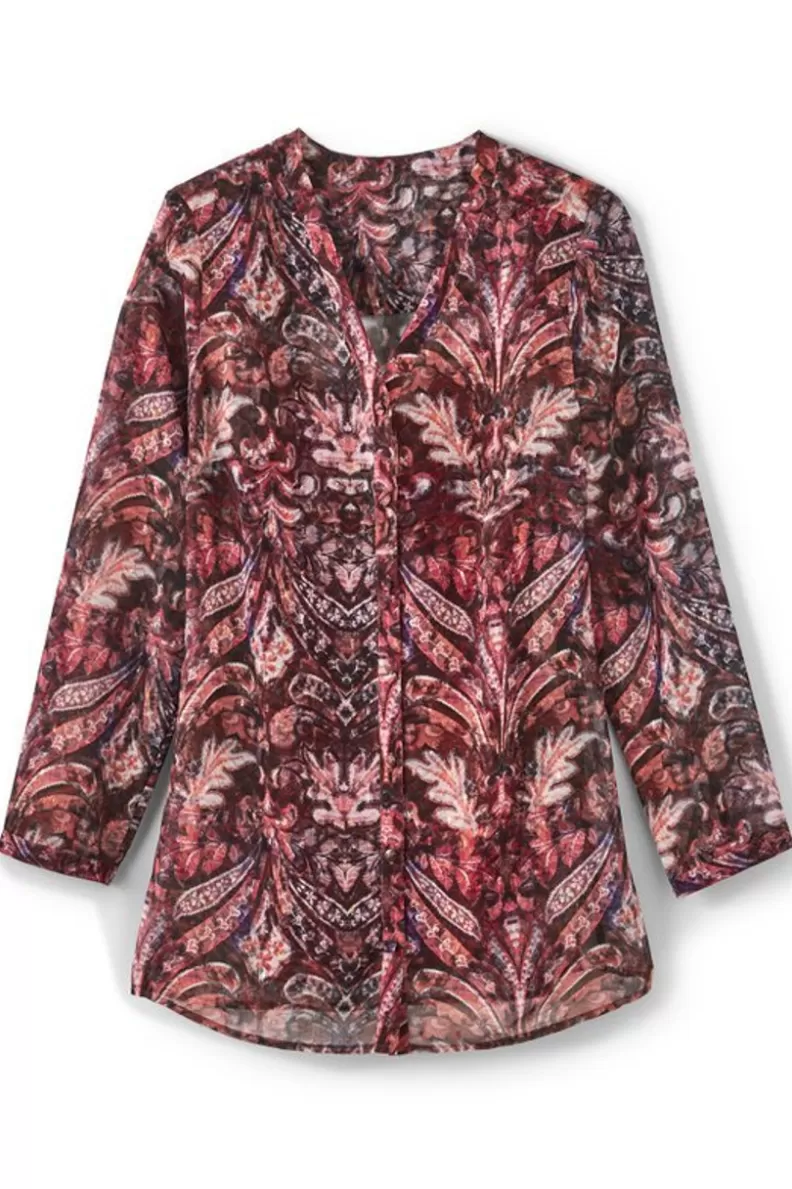 Soft Surroundings Tasha Top MultiTapestry New