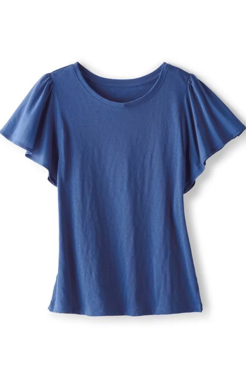 Soft Surroundings Tessa Tee EstateBlue Hot