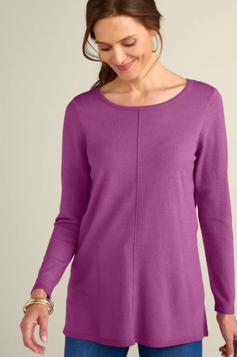 Soft Surroundings Tiana Sweater Tunic Hot