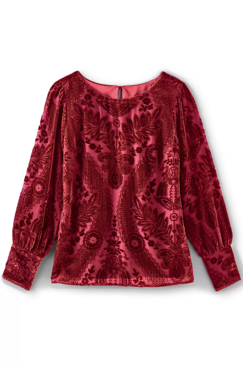 Soft Surroundings Vanetta Velvet Top Fashion