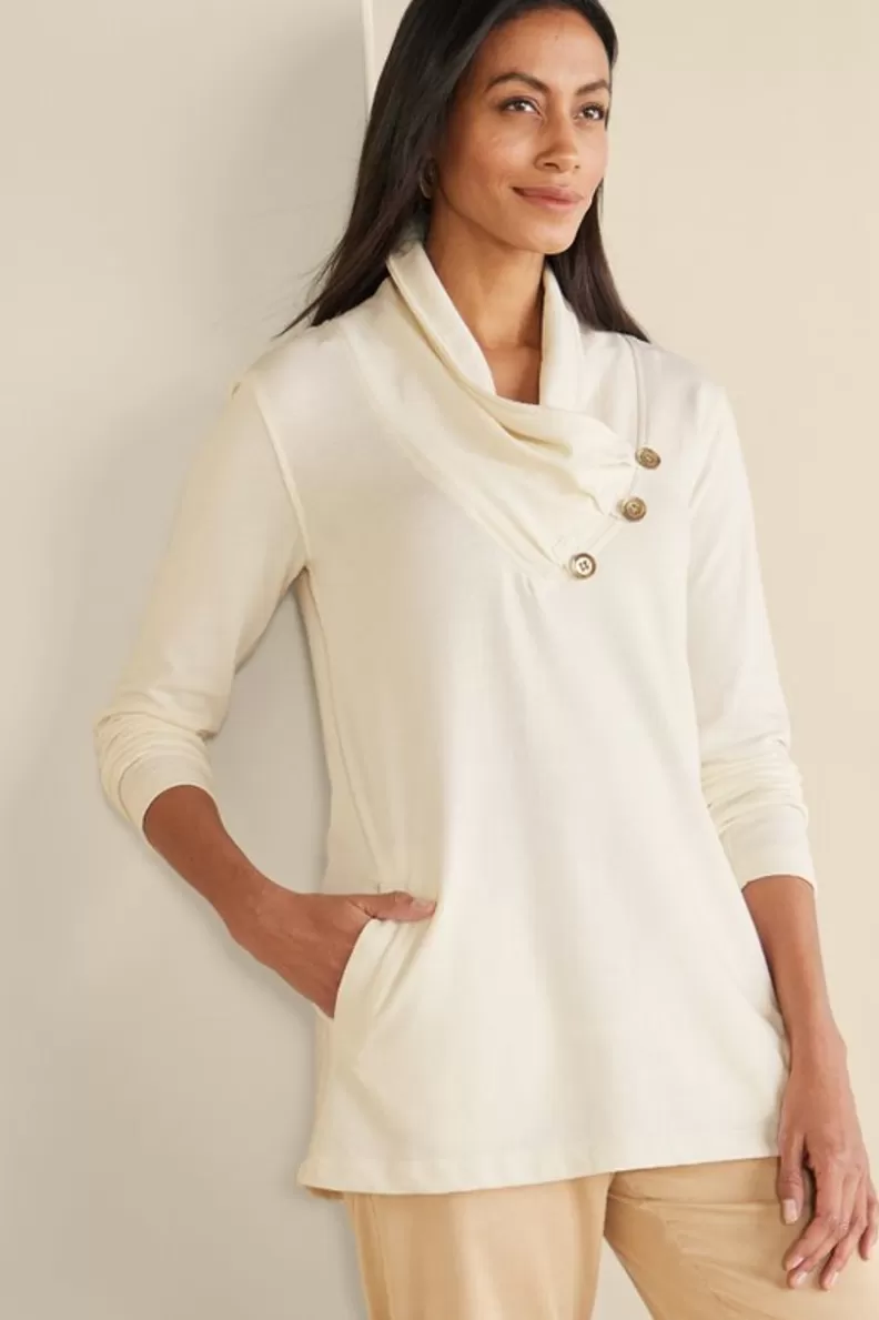 Soft Surroundings Westminster Tunic Sweatshirt Sale