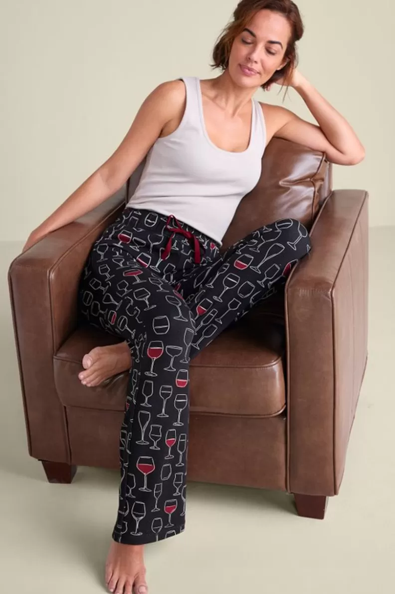 Soft Surroundings Wine Down Sleep Pants WineDown Sale