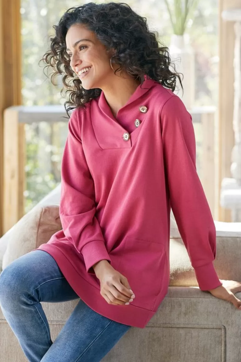 Soft Surroundings Winifred Pullover Cinnamon Sale