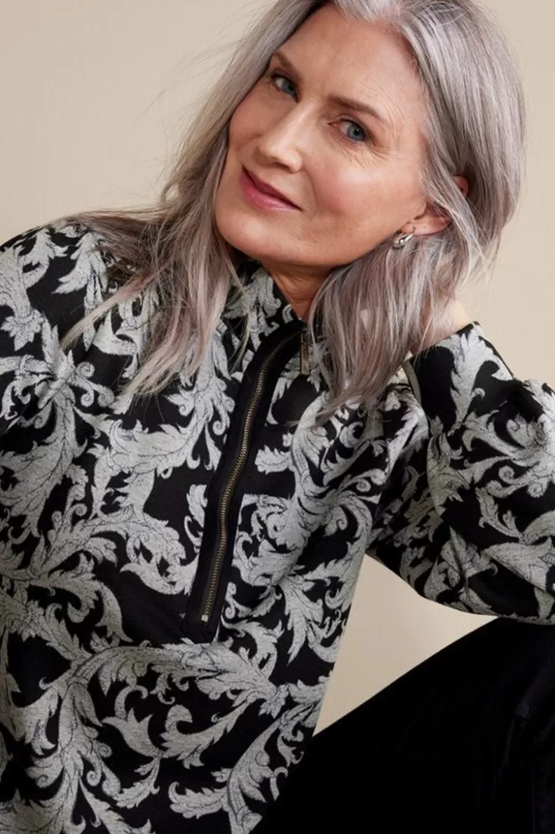 Soft Surroundings Winona Pullover NeutralScroll New