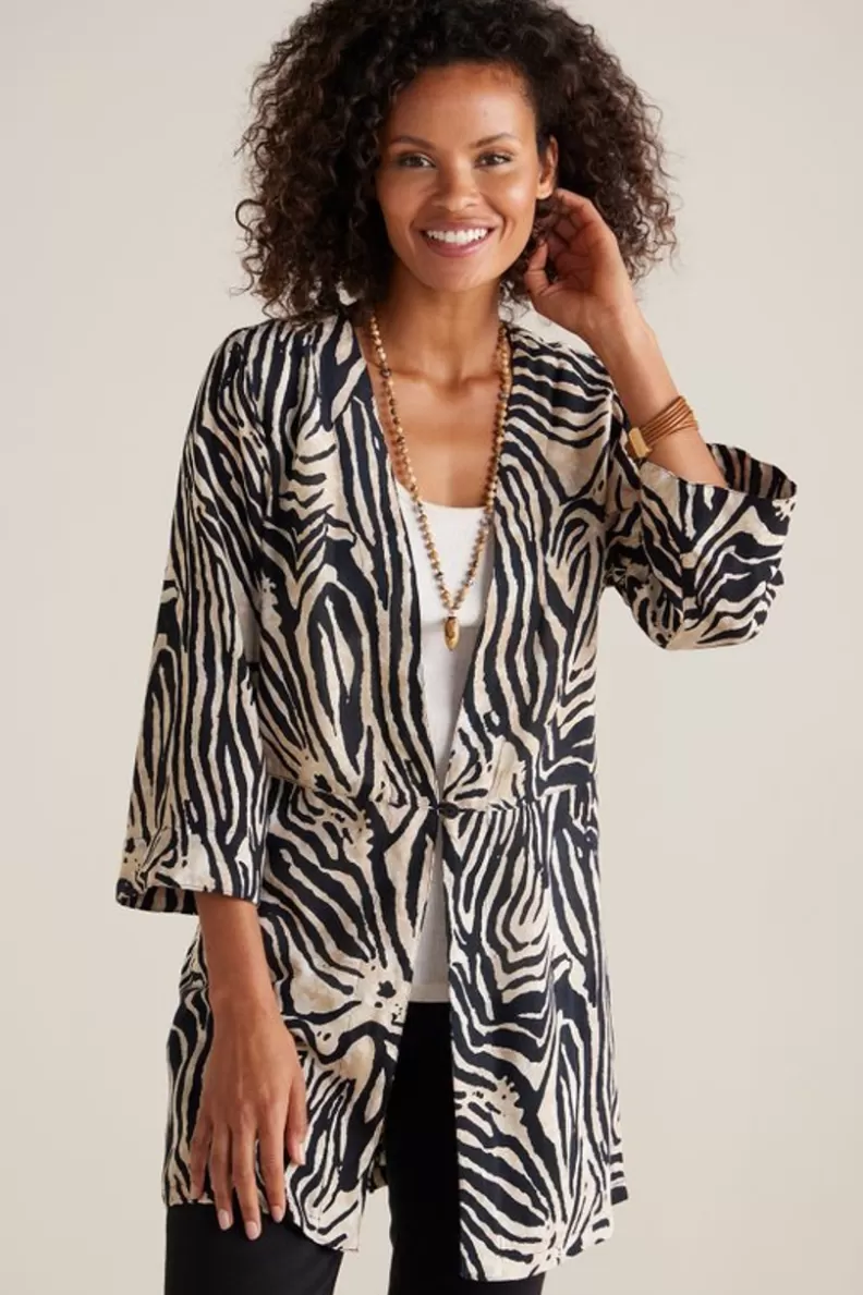 Soft Surroundings Zella Topper BrownZebra Cheap